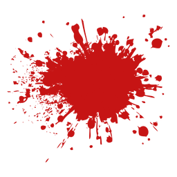 Blood splatter dripping - Transparent PNG & SVG vector file