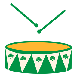 Drum drumstick flat PNG Design