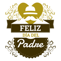 Father?s day inscription badge PNG Design