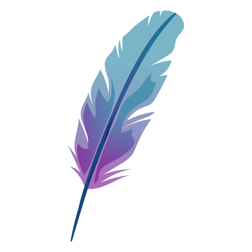 Feather illustration PNG Design
