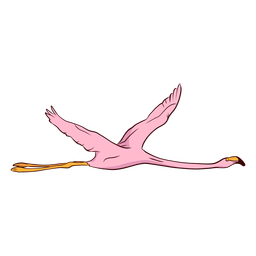 Flamingoflügelillustration PNG-Design