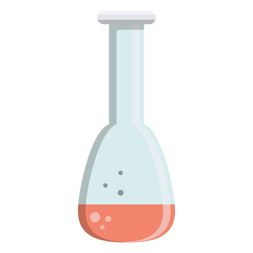 Ilustración de gota de burbuja de líquido líquido matraz Diseño PNG