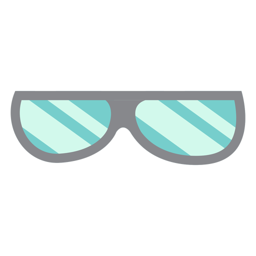 Glasses flat PNG Design