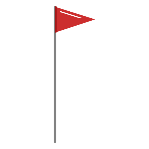 Ilustraci?n de bandera de golf Diseño PNG