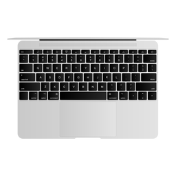 Ilustración de la computadora portátil del cuaderno del netbook del teclado Diseño PNG