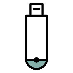 Memory Stick Symbol Strich PNG-Design