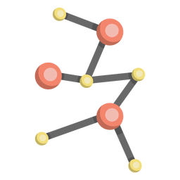 Molecule model cell illustration PNG Design