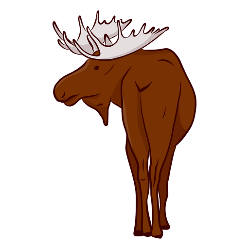 Moose elk antler illustration - Transparent PNG & SVG vector file