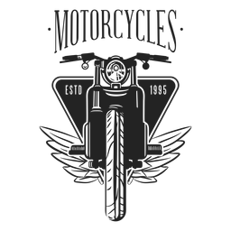 Motocycle wheel headlight badge PNG Design