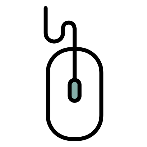 Traço do ícone do fio do mouse Desenho PNG