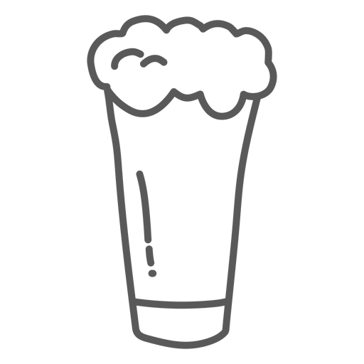 Mug beer doodle Transparent PNG & SVG vector file