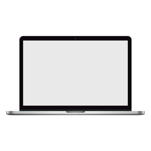 Ilustración de pantalla de computadora portátil portátil netbook