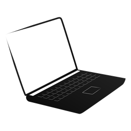 Netbook notebook laptop pantalla silueta Netbook notebook laptop pantalla silueta