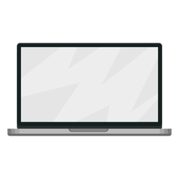 Ilustración de la pantalla de la computadora portátil portátil Diseño PNG