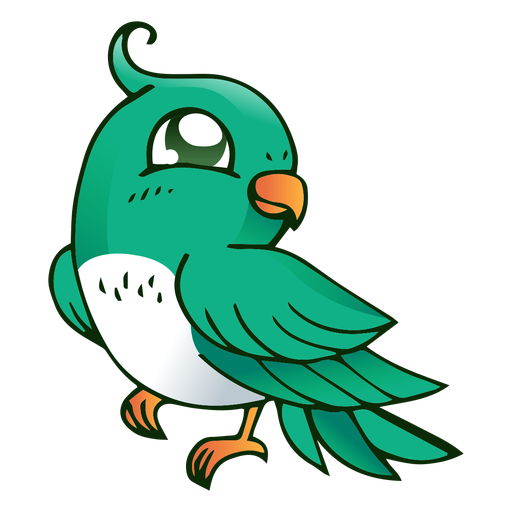 Parrot beak crest illustration PNG Design