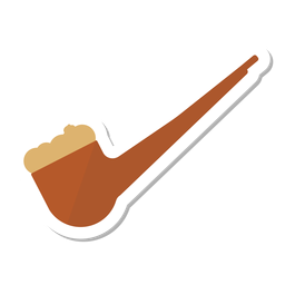 Pipe tabacco sticker Transparent PNG
