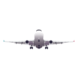 Plane aeroplane airplane undercarriage wing illustration PNG Design
