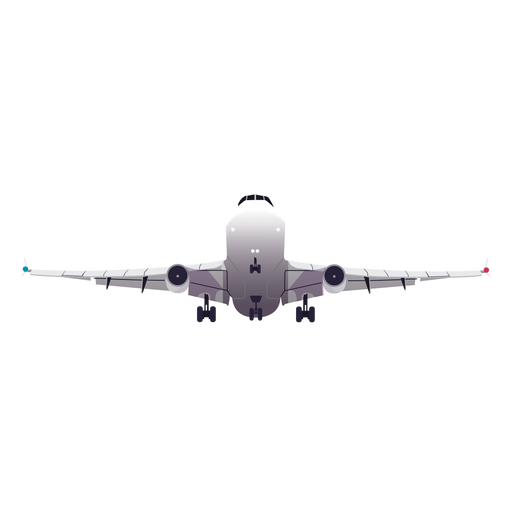 Plane aeroplane airplane undercarriage wing illustration PNG Design