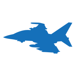 Avión bombardero misil silueta Diseño PNG