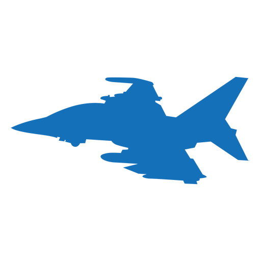 Plane bomber missile silhouette PNG Design