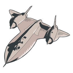 Silhueta do exército de caça de avião Desenho PNG