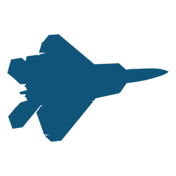Silhueta mig do lutador de avião Desenho PNG