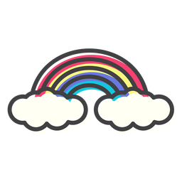 Regenbogenbogenbogenhub PNG-Design