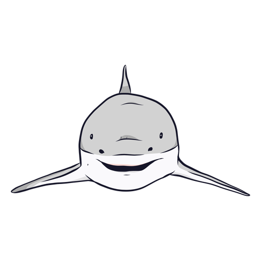 Shark fin illustration PNG Design