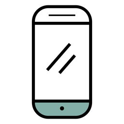 Trazo de icono de dispositivo de teléfono inteligente Transparent PNG