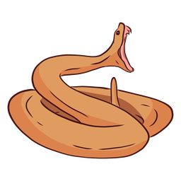 Ilustración de torsión de diente de boca de serpiente Transparent PNG