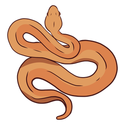 Ilustración de torsión de serpiente