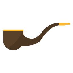Pipa de tabaco plana
