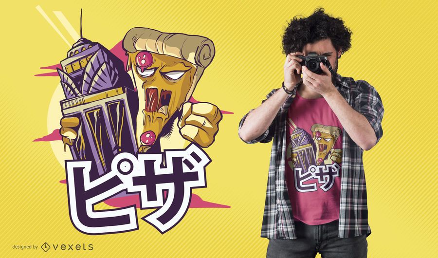Pizza Kong T-Shirt Design Pizza Kong T-Shirt Design