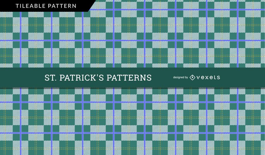 Saint Patrick's Day Checkered Pattern Saint Patrick's Day Checkered Pattern