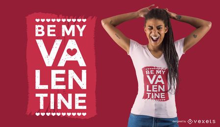 Diseo de camiseta Be My Valentine Diseo de camiseta Be My Valentine