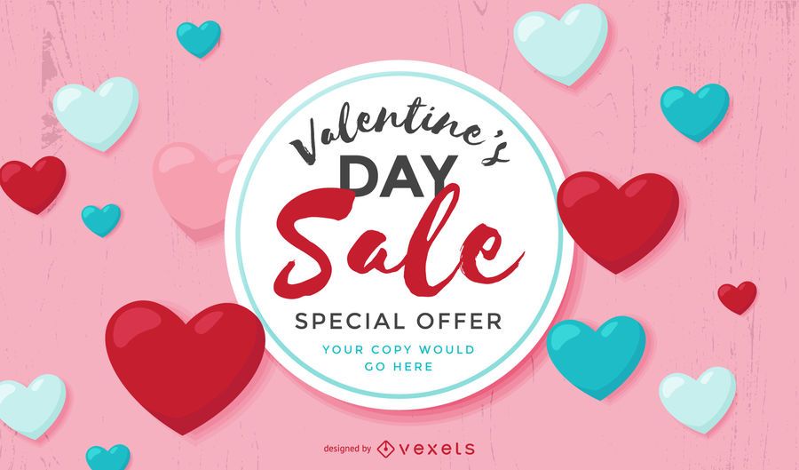 Diseño de plantillas de venta de San Valentín Diseño de plantillas de venta de San Valentín