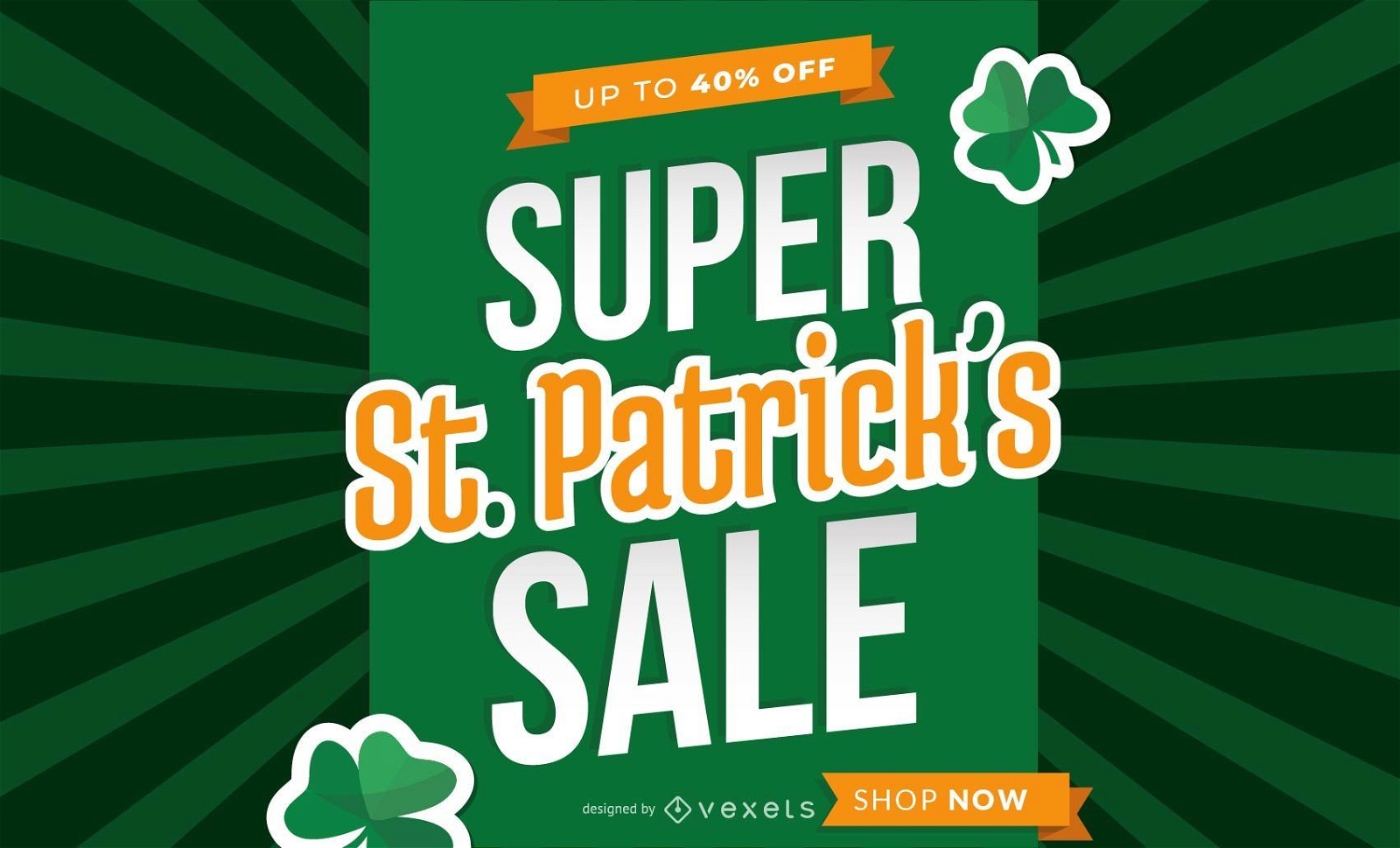 Super Saint Patrick&#39;s Sale Design