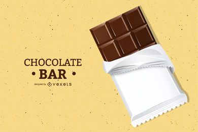 3D Chocolate Bar Illustration 3D Chocolate Bar Illustration