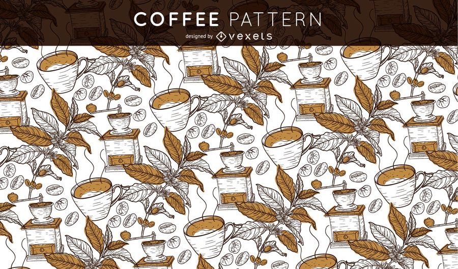 Seamless Coffee Pattern Seamless Coffee Pattern