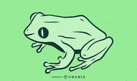 Coqui Frog Illustration Coqui Frog Illustration