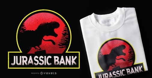 Jurassic Bank T-Shirt Design