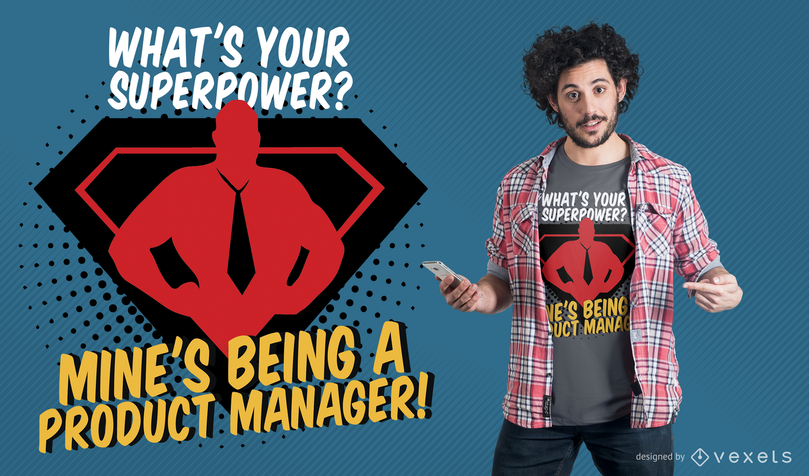 Diseño de camiseta de Product Manager