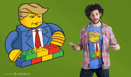 Lego Trump Builder T Shirt Design Lego Trump Builder T-Shirt Design