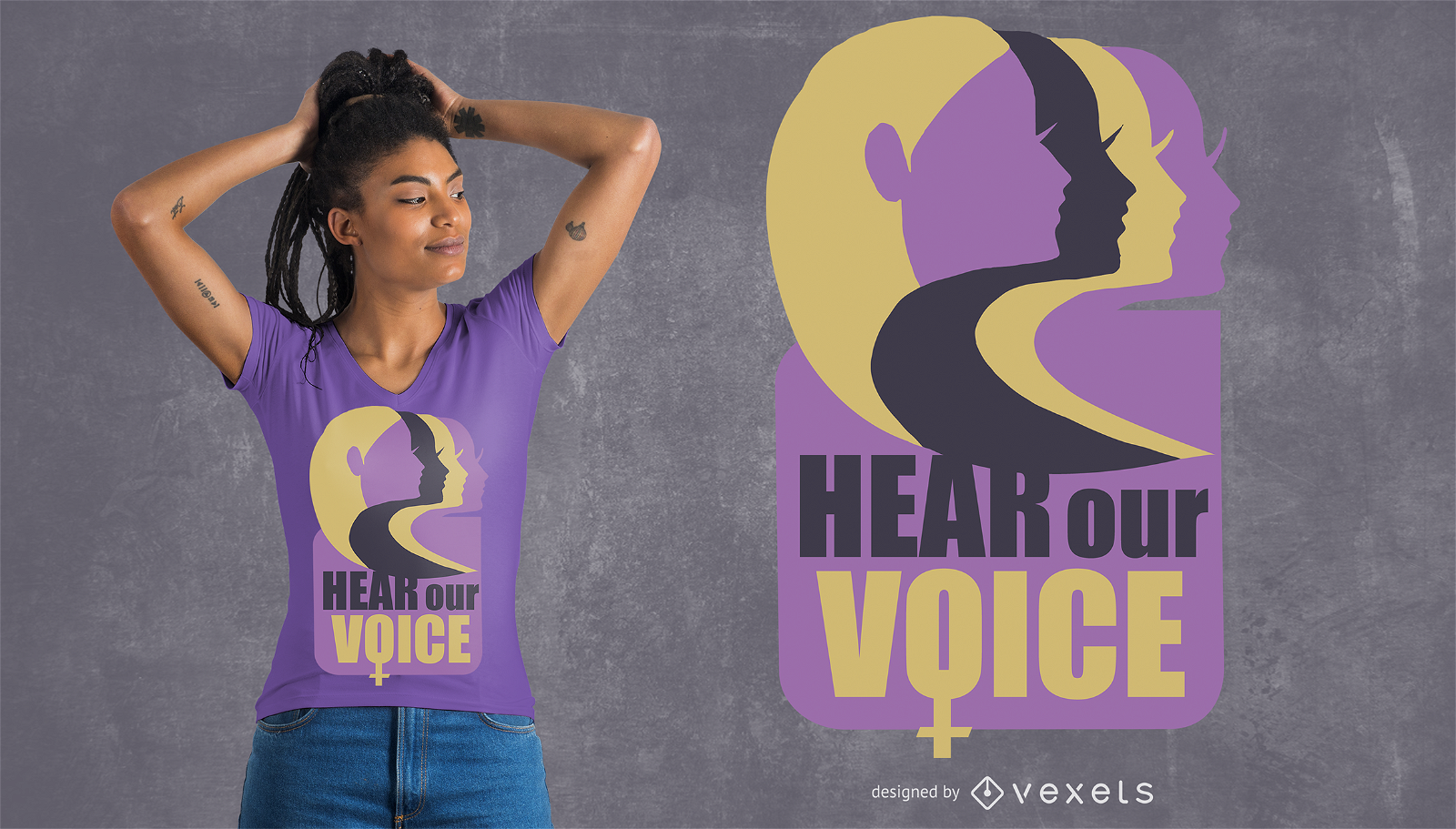 Women's Voice T-Shirt Design