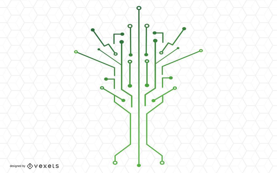 Technology Tree Vector Design Technology Tree Vector Design