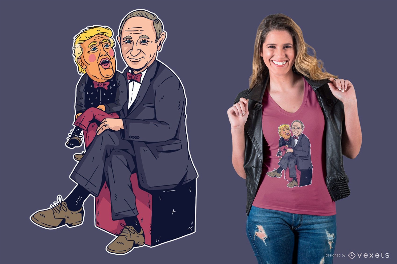 Putin & Trump T-Shirt Design