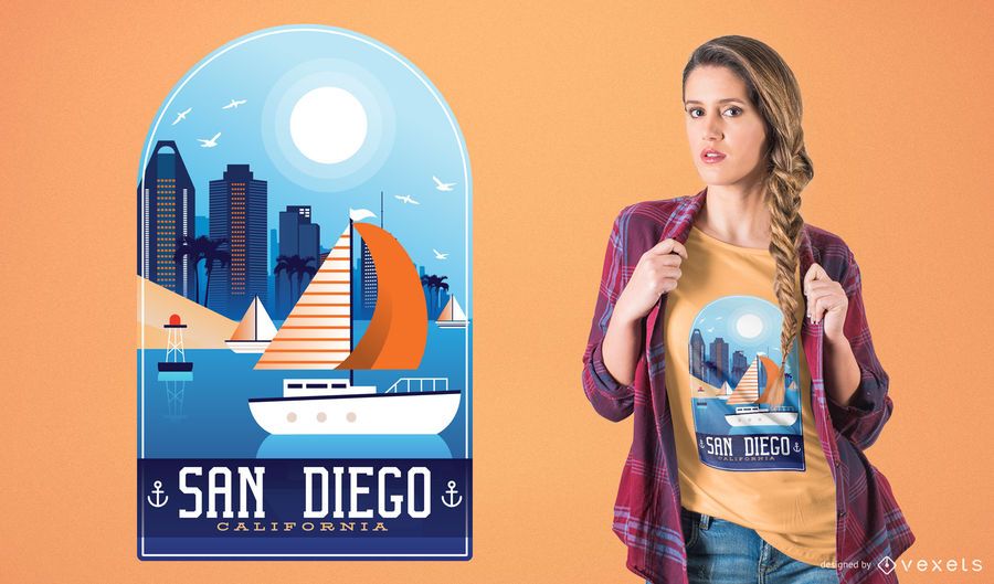 San Diego T-Shirt Design San Diego T-Shirt Design