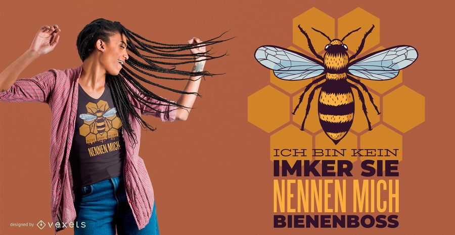 Bienen T-Shirt Design Bienen T-Shirt Design