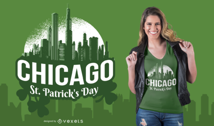 Chicago St. Patrick's Day T Shirt Design Chicago St. Patrick's Day T-Shirt Design