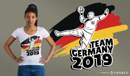 German Handball T-Shirt Design